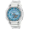 Image de Casio GA-2100BM-7A2ER Montre à quartz numérique transparente en carbone/résine pour homme