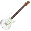 Image de Ibanez LM1-LWH Luca Mantovanelli Signature Guitare électrique 6 cordes Blanc Luna + étui