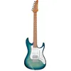 Image de Ibanez Standard AZ22S1F-TXB Turquoise Burst Guitare électrique Transparent