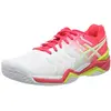 Image de ASICS Chaussures de tennis Gel-Resolution 7 Clay pour femme, Blanc Blanc Laser Rose 116, 37.5 EU