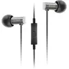 Image de final E3000C Écouteurs intra-auriculaires isolants, pilote dynamique de 6,4 mm, haute résolution, boîtier en acier inoxydable, commandes de smartphone et micro, embouts pivotants   Acier inoxydable