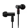 Image de final E4000 Écouteurs intra-auriculaires isolants, pilote dynamique de 6,4 mm, haute résolution, boîtier en aluminium, câble MMCX OFC amovible, embouts pivotants   Aluminium noir