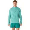 Image de Sweat Asics Road Lite-Show 1/2 Zip Bleu Clair, Taille S