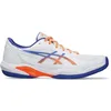 Image de ASICS Solution Swift FF 2 Padel, Sneaker Homme, 42 EU, White Dark Cobalt, 42 EU