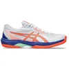Image de ASICS Game FF Padel Chaussures de sport pour homme, White Vivid Coral, 44,5 EU, Blanc/corail (White Vivid Coral), 44.5 EU