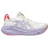 Image de Chaussures Asics Gel-Nimbus 27 Tokyo Blanc Violet AW25 Femme, Taille 41,5 - EUR