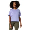 Image de T-shirt Asics Nagino Run Adjustable Violet Femme, Taille XS.