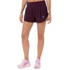 Image de Short Asics Road 3.5in bordeaux femme, Taille M