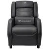 Image de COUGAR Gaming | Fauteuil Gaming | Ranger S Black - Sofa Noir et Gris - Cuir PVC - Appui-tête et Oreiller Lombaire - Pepose-Pieds Pliable - Dossier Inclinable