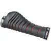 Image de Accell Asia Unisexe - Poignées de guidon T-One Aero pour adulte - Noir/rouge - 94-134 mm