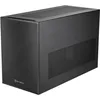 Image de SilverStone Technology SUGO 17, Noir, Châssis Haut de Gamme en Forme de Cube avec Un hébergement Exceptionnel des Composants, SST-SG17B (Noir)
