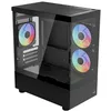 Image de Aerocool AeroCool GEH Mini Viewport v2 Boîtier PC Micro ATX Mini-ITX ARGB vitres avant et latérales en verre noir