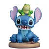 Image de beast kingdom Disney 100E Ann. - Stitch avec Grenouille -Statuette Master Craft 34cm