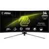 Image de MSI MAG 345CQR Moniteur incurvé Gaming UWQHD 34", 1500R 3440 x1440 Rapid VA Panel, 180 Hz / 1 ms, Adaptive-Sync, DP 1.4a, HDMI 2.0b CEC