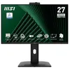 Image de MSI Pro MP275QPDGDE Moniteur de bureau QHD IPS 68,6 cm (27") 16:9 HDMI/DP/LAN/USB-C PD98W 100 Hz 4 ms Sync Webcam