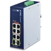 Image de Planet IP30 Industrial 4 Ports 10/100/1000T 802.3bt PoE + 2 Ports 10/100/1000T + 2 Ports 100/1000X SFP Gigabit Ethernet Switch