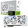Image de ASUS ROG Astral GeForce RTX 5080 16 Go GDDR7 White OC Edition Carte graphique pour gaming Quad Ventilateur (NVIDIA DLSS 4, design 3,8 slots, PCIe 5.0, 3 x DP 2.1b, 2 x HDMI 2.1b, blanc