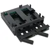 Image de ICY DOCK Backplane Cage rack mobile, boitier de rack Hot Swap pour 2 x HDD/SSD 2.5" SATA/SAS & plateau Ultra Slim /Slim ODD pour baie de 5.25" - ExpressCage MB732SPO-B