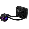 Image de ASUS ROG Strix LC 120 Ventilateur AIO 120 mm, refroidissement à eau, Aura Sync RGB, pas de ventilateur RVB, noir