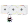 Image de LIANLI Kit de refroidissement à eau simple, HydroShift II, LCD-C, 360TL, blanc, écran LCD IPS rond de 2,1", utilise UNIFAN TL120 sans fil, ce produit agréé