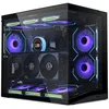 Image de Lian Li O11 Dynamic Mini V2 Boîtier PC noir | Tour midi ATX compacte avec design à deux chambres, verre trempé et construction modulaire