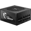 Image de MSI MPG A650GF Bloc d'Alimentation, Prise EU, 650W, Certifié 80 Plus Gold, PSU ATX Entièrement Modulaire, Support GPU 3 x 6+2Pin, Condensateurs Japonais 105°C, Câbles Noirs Plats, Garantie 10 ans