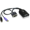 Image de ATEN KA7166-AX câble kvm Noir - Câbles kvm (USB, DVI-D, Noir, Plastique, 136 g, 5,6 cm)