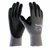 Image de ATG 42-874/9 Ultimate Palm Coated Knitwrist Gants en nitrile sans silicone, gris, taille L, lot de 144 pièces