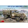 Image de Miniart MIN35389 Camion Cargo 1:35-1,5t 4x4 G7117 avec échelle de treuil, Non Peint