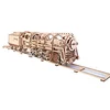 Image de Le modèle d’Ugears en 3D Une Locomotive avec Le ravitailleur