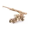 Image de UGEARS Le Camion de Pompier avec l’échelle est Le modèle mécanique en Bois Le Puzzle kit d’Assemblage Le Camion de Pompier avec l’échelle est Le modèle mécanique en Bois Le Puzzle kit d’Assemblage
