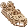 Image de UGEARS Kit de modélisme de bateau à coussin d'air pour les opérations de sauvetage - Puzzle 3D en bois pour adultes - Maquette de navires - Kit de construction en bois à l'échelle 1:32 - Puzzle 3D DIY