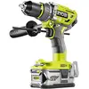 Image de RYOBI Perceuse a percussion BRUSHLESS 18V ONE+ - 85 Nm - Mandrin métal 13 mm - 2 batteries 5 Ah & 2 Ah - Chargeur, sac -