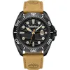 Image de Timberland Montre analogique à quartz pour homme avec bracelet en cuir TDWGB2230601, Noir, Moderne