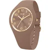 Image de Ice-Watch - ICE champagne Mocha - Montre marron pour femme avec bracelet en silicone - 025252 (Small 37)