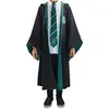 Image de Cinereplicas Harry Potter - Cape Serdaigneur/Poufsouffle/Serpentard/Gryffondor - Licence officielle (XS, Serpentard)