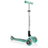 Image de GLOBBER - Primo Foldable Premium Lights - Trottinette 3 Roues pour Enfants de 3 Ans à 6 Ans, Vert Menthe