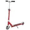 Image de Globber - Flow Element Lights - Trottinette Pliable à 2 Roues avec lumière LED, Frein arrière et Guidon Ajustable, dès 5 Ans, pour Enfants et Ados - Rouge