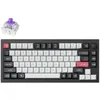 Image de Keychron Q1 HE Clavier mécanique sans fil avec Hall Effect Gateron Double-Rail Magnetic Switch Nebula, Rapid Trigger, QMK 2.4 GHz Bluetooth RGB Compatible avec Mac Windows Linux - Noir