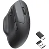 Image de Keychron M7 Souris d'ordinateur sans fil, 26K DPI Optique, 2.4 GHz/Bluetooth/Filaire avec bouton Macro 63g Ergonomique et légère, jusqu'à 70 heures d'autonomie pour ordinateur macOS/Windows - Noir