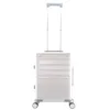 Image de York Aluminium Valises à Main/Bagage/Trolley 54 cm (Small) 8 Roues Argent