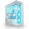 Image de ARCTIC Xtender (White) - Boîtier PC, Verre Panoramique Trempé, Support pour Radiateur 2 x 420 mm, 5 Ventilateurs A-RGB Pré-installés - Blanc