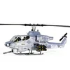 Image de Forces of Valor Waltersons FOV-820004A-2 Hélicoptère Super Cobra AH-1W Super Cobra à l'échelle 1:48 avec échappement NTS moulé sous pression, bleu marine américain, taille unique