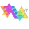 Image de Nanoleaf Shapes Kit de démarrage mini triangle, 32 panneaux LED triangulaires intelligents RGBW (28 mini + 4 triangles) - Wi-Fi modulaire - 16 millions de couleurs - Applique murale intérieure,