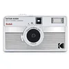 Image de KODAK EKTAR H35N Appareil photo demi-cadre, 35 mm, réutilisable, sans mise au point, fonction ampoule, filtre étoile intégré, objectif amélioré (film et piles AAA non incluses) (rayures argentées)