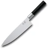 Image de KAI Wasabi Black - Couteau de chef - Longueur de la lame : 20 cm - En acier inoxydable 6A/1K6 poli 58 (±1) HRC - Manche en polypropylène noir - Fabriqué au Japon