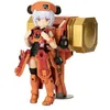 Image de Kotobukiya GaoGaiGar Cadre en croix pour fille Goldie Marg & Stealth Gao II, hauteur totale env. 120 mm, sans échelle, modèle en plastique