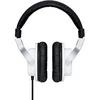 Image de Yamaha HPH-MT7 Casque de studio pliable professionnel avec câble de 3 m et adaptateur stéréo standard de 6,3 mm, blanc