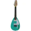 Image de VOX Mark III Teardrop Mini Aqua Green elektrische gitaar in mini-formaat met draagtas