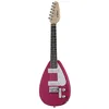 Image de VOX - MK3 Mini LIPSTICK RED, guitare électrique échelle réduite 476 mm, forme de goutte, corps en terentang, manche en érable et clavier en Purpleheart, couleur Lipstick Red